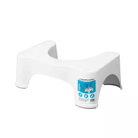 Squatty Potty 313107962943 7 Inch Ecco Plastic Toilet Stool In White