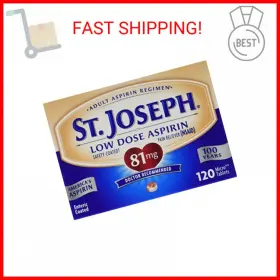 St Joseph 816526010016 St. Low Dose Aspirin 81 Mg - 120 Tablets