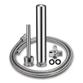 Starhand 734914784809 4 Pcs Shower Enema System 6-foot Douche Kit With 2 Bathroom Han
