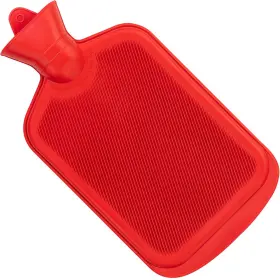 Steadmax 840362815269 Hot Water Bottle 2l 68oz Natural Rubber -bpa 1 Pack Large Red