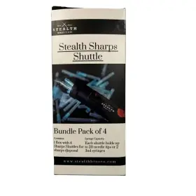 262201 Stealth Bros. & Co And Sharps Shuttle Bundle Pack Of 4 New In Box Medical
