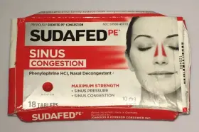 Sudafed 300450581181 Pe Congestion Tablet 18ct 10mg Each - New In Box