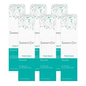 87406 Summers Eve Fresh Scent Ph Balanced Gynecologist Tested Cleanser 6 Pack 4.5 Fl Oz