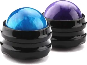 Nass-737 Sunanth Massage Roller Ball 2-pack Handheld Therapy And Relax Tool For Black
