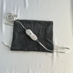130662-3 Sunbeam Heating Pad 12x15 Moist Dry 4 Setting Heat Therapy Washable Tested Works