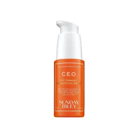 015065 Sunday Riley One Time Used - C.e.o. 15% Vitamin C Brightening Serum Orange 1oz