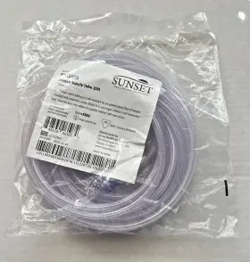 Res3025 Sunset 848530061074 Oxygen Supply Clear Tube - 25 Ft Latex Free