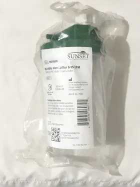 Res050 Sunset Healthcare Bubble Humidifier For O2 Concentrators New Lot Of 2