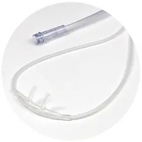Res1107s Sunset Healthcare Nasal Cannula Adult 7 Ft Kink-free Tube Clear 50 Count