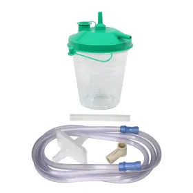 Res026s-e Sunset Suction Canister Kit 800 Ml Complete Tubing Filter Elbow Connector
