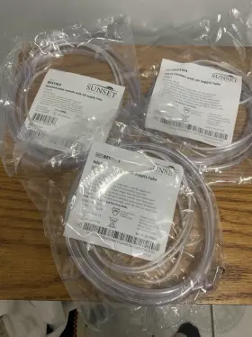 Res1104 Sunset New Oxygen Supply Tube 4ft. 3 Pack Sealed Never Used Lqqk