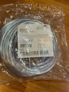Res3050 Sunset 50ft Supply Tube 50 Ft Clear New In Mfg Pkg