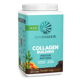 1190119011 Sunwarrior Vegan Collagen Protein Powder Chocolate Flavor 40 Servings Plant Based Women