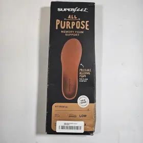 Superfeet 086301370141 Memory Foam Support Insoles Copper Mens 13-15 Active
