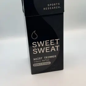 Sweet Sweat 023249009392 Sports Research Waist Trimmer Core Series Black X-large Up To 49 Inch