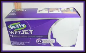 827290 Swiffer Wetjet Wet Jet Hardwood Floor Pad Refills Original Scent Box Of 17