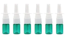Cq73357 Sybl 12pcs Mini Plastic Nasal Spray Bottles - 5ml Portable Empty Refillable Fine M