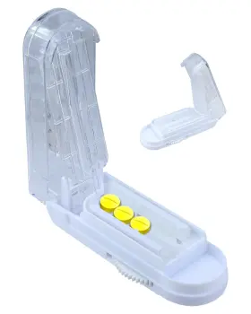 Po-033 Szredu Adjustable Pill Cutter Splitter For Small And Tiny Pills White