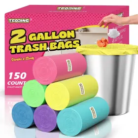 20810 T.foring Sample Sku Mini Trash Bags 2 Gallon - 150 Count Pack Of 1 2gal-150