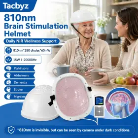 Hc-lh280-810 Tacbyz Brain Photobiomodulation 810nm Near Infrared Light Therapy Helmet For Alzheimer