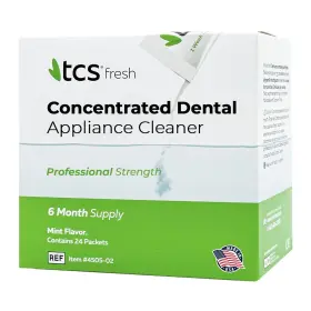 B0786vzhrp Tcs Fresh Dental Appliance Cleaner 24 Count Professional Strength
