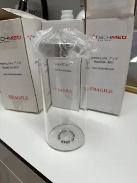 4017 Techmed Services Dressing Jar 7ftft X 3ftft Model No