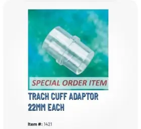 1422 Teleflex 1421 Mixed Lot Of 12 Hudson Rci 22mm Cuff Adapters 4#1421 8#1422 New In Sealed Pkg