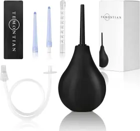 Temontian 744110200683 Enema Bulb Kit Anal Douche For Men Women Beginners Enima Vaginal Cleaner Fo