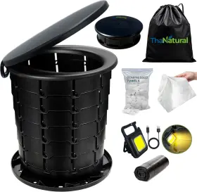 Thana2024-001 Thanatural Extra Large 16 Inch Black