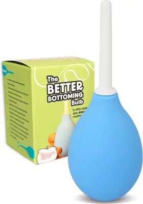 The Bottoms Digest 705353859557 Bottom S Enema Bulb 3.0-oz Anal Douche With Easy-clean 6-cm White Tip