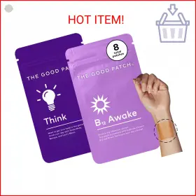 The Good Patch 810109340156 Weekday Hustle Duo - Awake B12 With Caffeine And Vitamins To Help