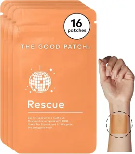 The Good Patch 850014874827 Rescue Wearable Wellness Patches - 16ct Sustained Release Recovery Aid