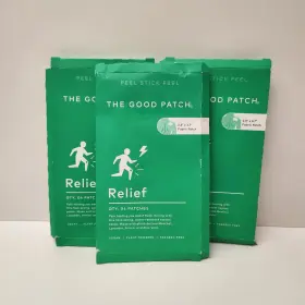 The Good Patch 850031068889 3x Relief 4 Patches Vegan Plant Powered Paraben Free Exp 06/24