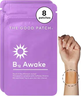 Tgpa-2pk-fba The Good Patch B12 Awake Natural With 4 Count Pack Of 2