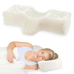Fom-133-pet Therapeutica Cervical Orthopedic Foam Pillow Petite Neck Support Memory Lite