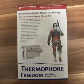Thermophore 040337220771 Freedom Classic Deep Heat Moist Therapy Heating Pad Petite 4 Inch X17