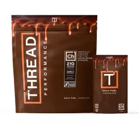 Tp-df-30ch Thread Sports Nutrition Powder 21g Protein 30 Servings Chocolate Brownie Organic