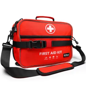 Ta-bfak-red02 Thriaid First Aid Kit 430 Piece Waterproof Emergency Medical Trauma Well-organized Kits