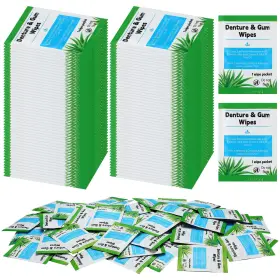 Nen-timgle-1769 Timgle 100 Pcs Denture Cleaning Wipes Refreshes Mouth Deep White