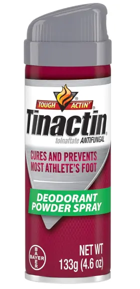 Tinactin 311017410004 Deodorant Spray Powder Value Size 4.6oz