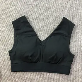 502390 Tommie Copper Shoulder Support Bra Medium Black Znergy Seamless Comfort