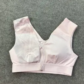 502395 Tommie Copper Shoulder Support Bra Medium Womens Zinc Infused Zip Closure