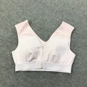 502663 Tommie Copper Shoulder Support Bra Large Pink Zinc Infused Womens Comfort