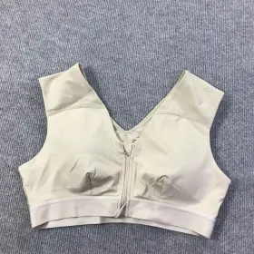 505415 Tommie Copper Activewear Shoulder Support Sport Bra 2xl Beige Gym Znergy