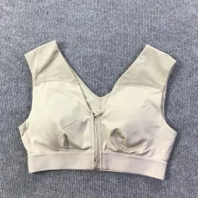 506153 Tommie Copper Shoulder Support Sports Bra Medium Activewear Gym Zinc