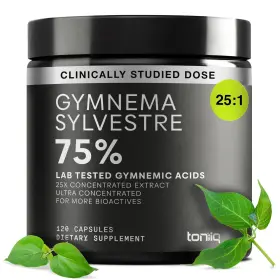 Toniiq 850073816103 Gymnema Sylvestre Extract 500mg Vegan Capsules Ultra High Potency Acids