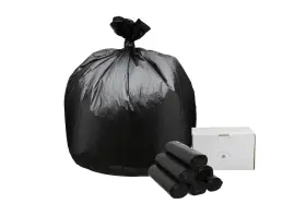 Tk40bh1 Top Knot Bags 45 Gallon Garbage Trash Bag 40x48 Inch 1 Count Pack Of 150 Black