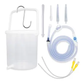 Topquafocus 708111013000 Large Enema Bucket Kit Anti-backflow For 10 Piece Set