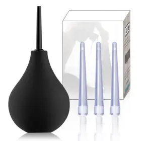Topquafocus 755326063504 Enema Bulb Kit For Constipation Douche 8oz 4 Inch Tips With Replaceable N