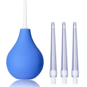 Rpb-07.00s50.100-7blue Topquafocus 8oz Enema Bulb Kit Anal And Vaginal Douche For Men Flushing System